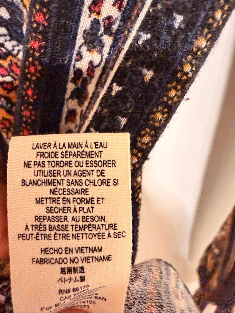 Free People XS Boho Paisley Tie Sleeve Long Sleeve Top Festival - Picture 4 of 7